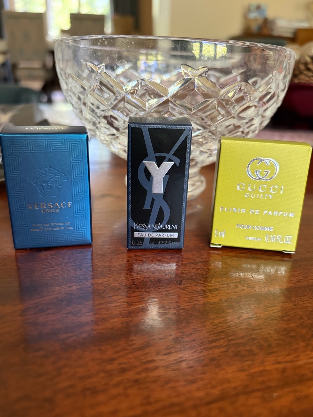 NWT Men’s Gucci Guilty Versace Eros or YSL “Y” empty box choose one